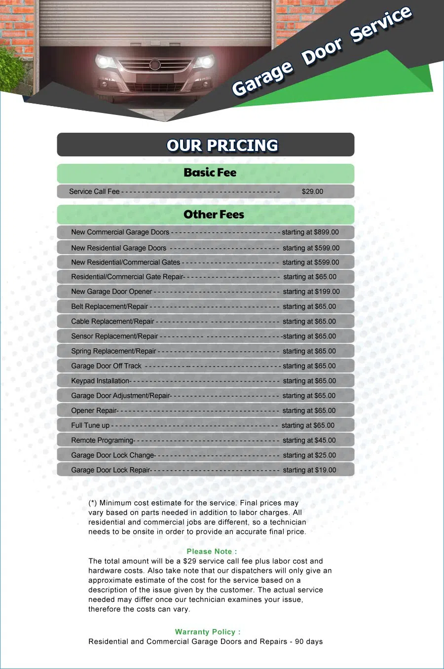 Galaxy Garage Door Service Columbus, OH 614-585-2562